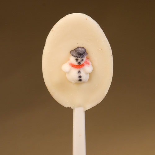 Snowman Chocolate Coffee Spoon