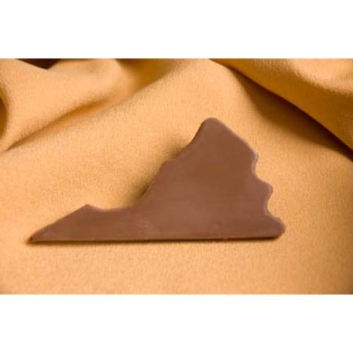 Virginia state shaped chocolate