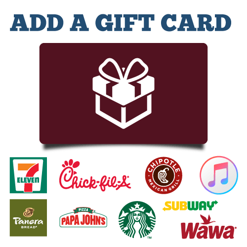 Add a gift card to your Care Package
